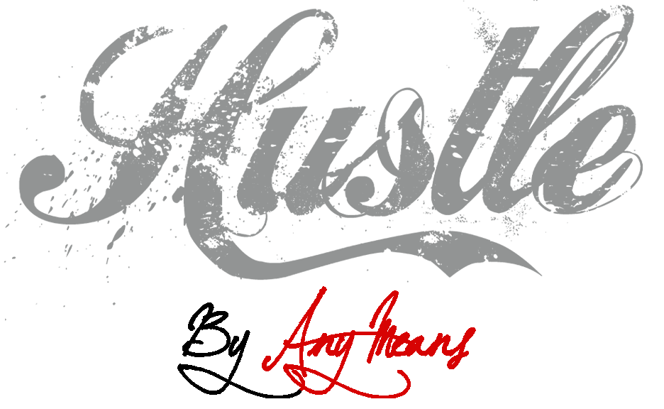 Air Jordan 4 White Cement T-Shirt (Hustle By Any Means) product image 1