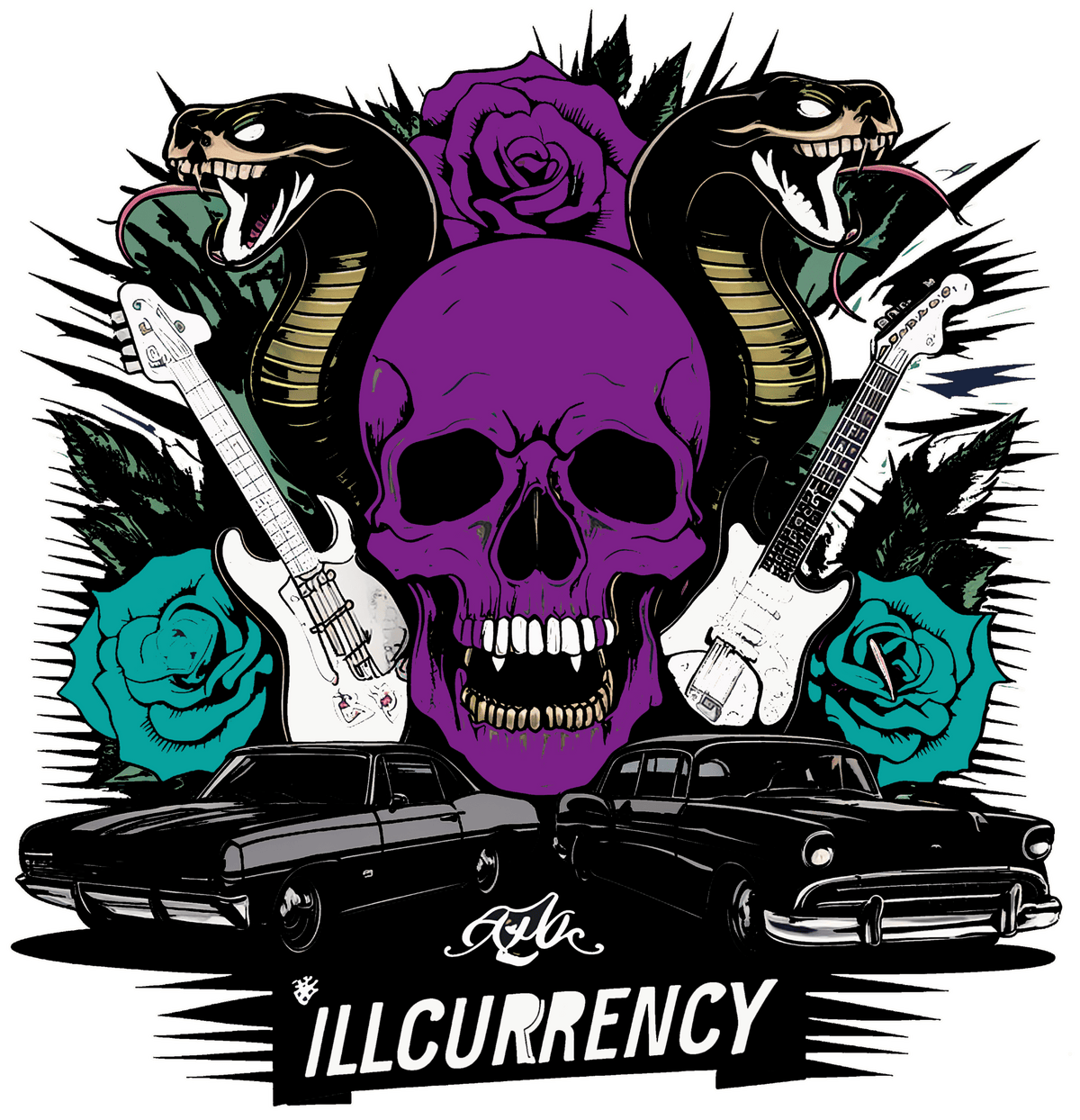 Air Jordan 5 OG Grape White T-Shirt (Vintage Illcurrency)| product image 1