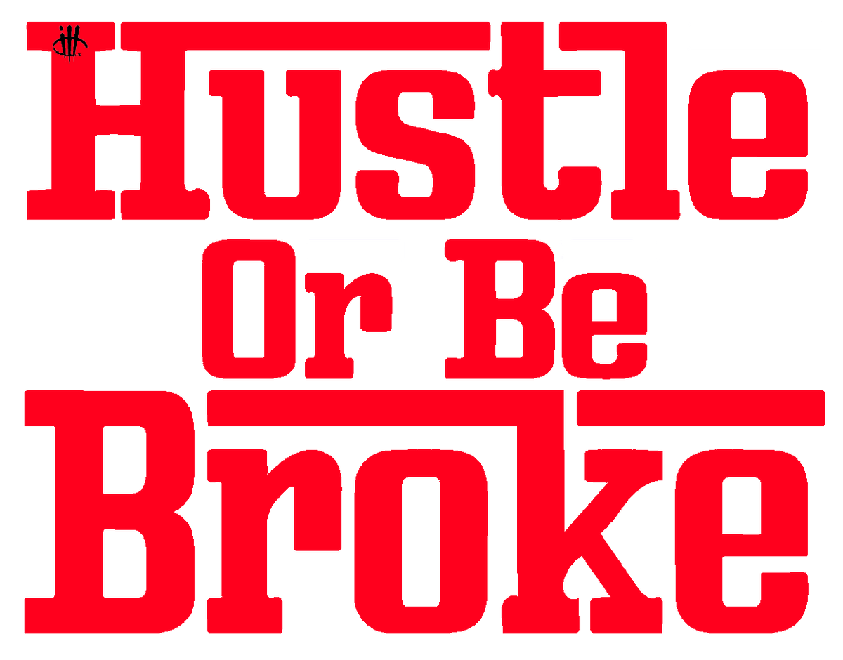 Air Jordan 4 Rare Royal Blue T-Shirt (Hustle Or Be Broke) product image 1