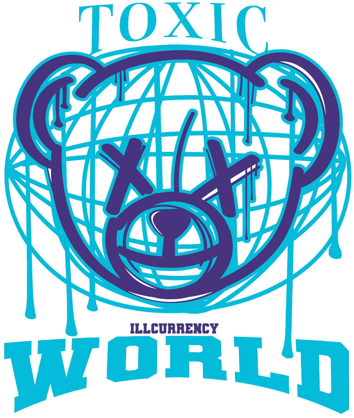 Air Jordan 8 OG Aqua Black T-Shirt (Toxic World) product image 1
