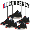 Air Jordan 4 Rare White T-Shirt (Hanging 4's)| illcurrency product image 1