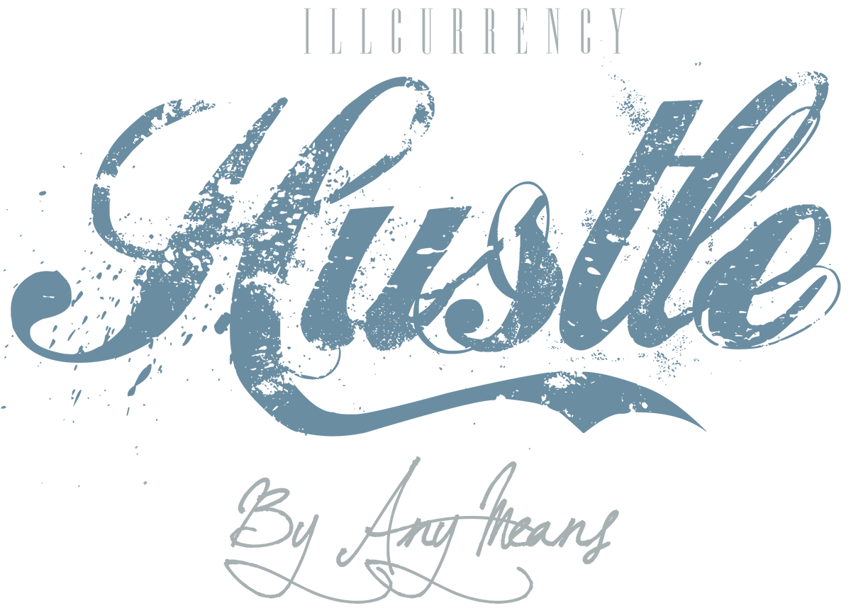 Air Jordan 4 Denim Worn Blue White T-Shirt (Hustle By Any product image 1