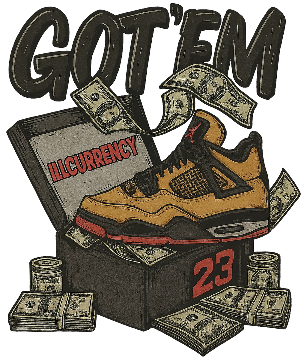 Air Jordan 4 Pizza (GS) Tan T-Shirt (Got Em)| illcurrency product image 1