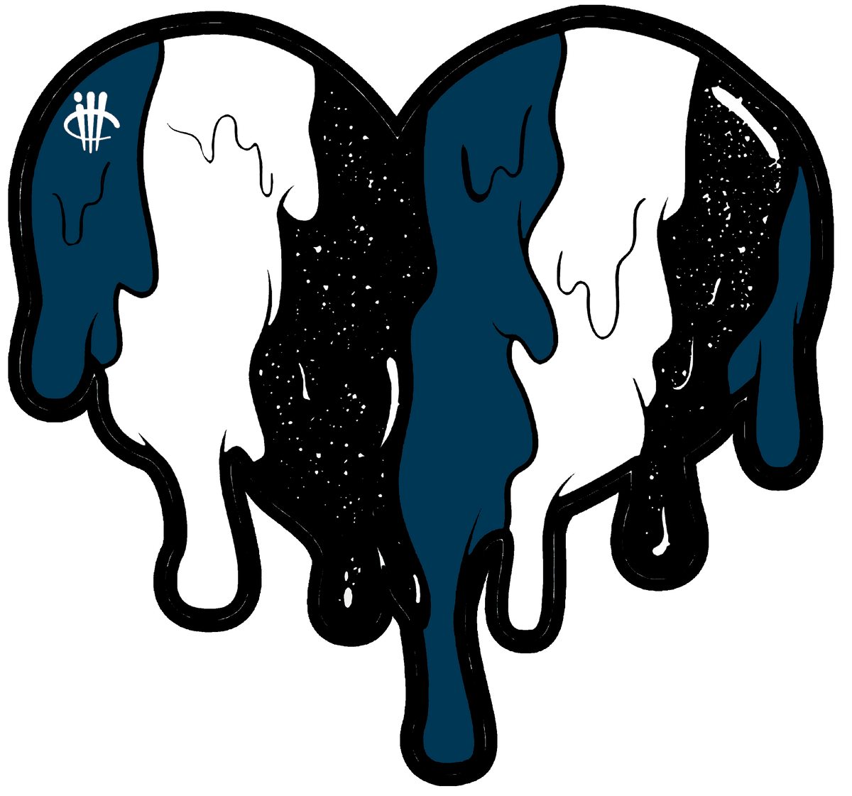Air Jordan 12 French Blue White T-Shirt (Heart)| illcurrency product image 1