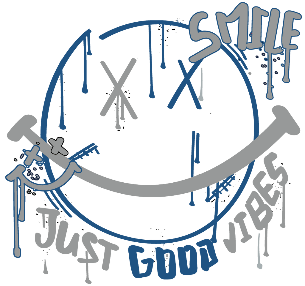 Air Jordan 12 French Blue White T-Shirt (Smile)| illcurrency product image 1