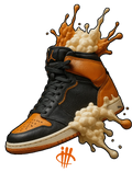 Air Jordan 1 High OG Shattered Backboard Black T-Shirt (Splash Shoe)| illcurrency