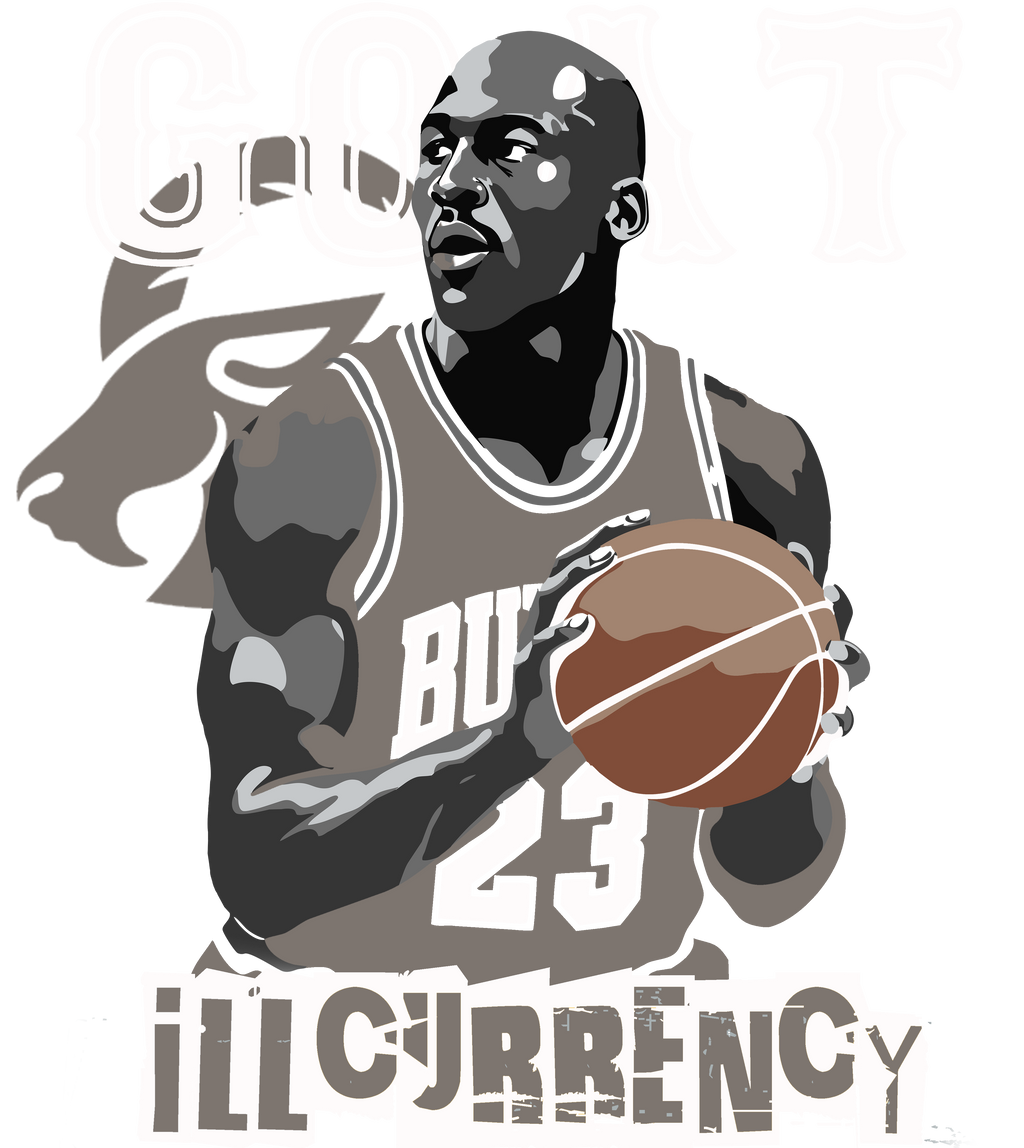 Air Jordan 4 Cave Stone Black T-Shirt (MJ GOAT)| illcurrency product image 1