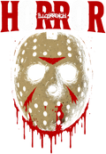 Air Jordan 5 Fire Red Black Tongue T-Shirt (Jason Horror) product image 1