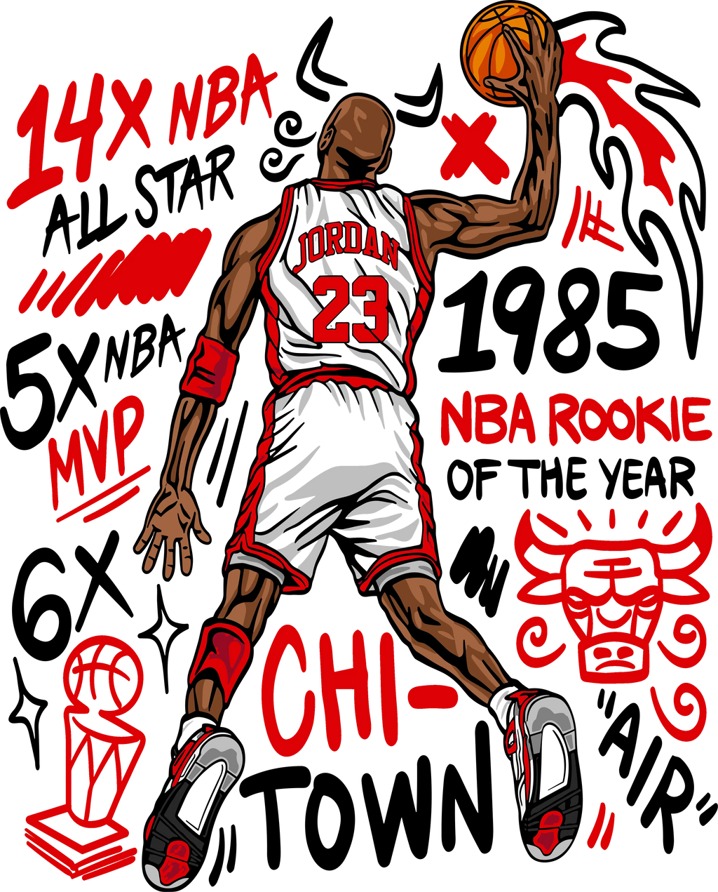 Air Jordan 13 Chicago Matching T-Shirt, Sweatshirts & product image 1