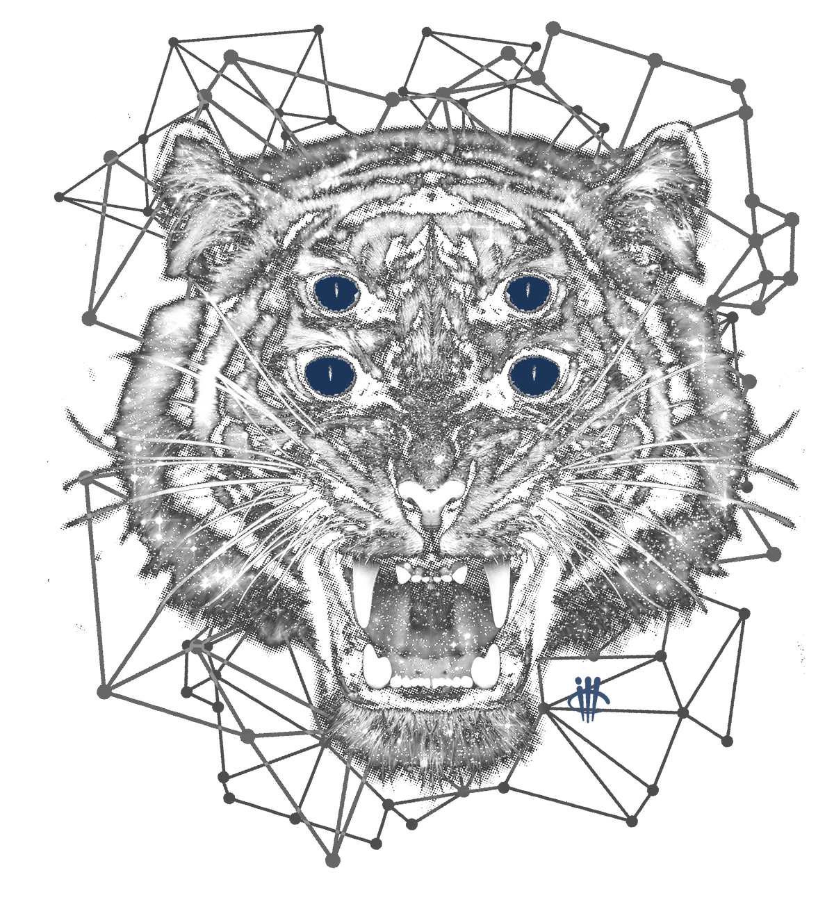 Air Jordan 3 True Blue Matching T-Shirt Black (Four Eyes) product image 1