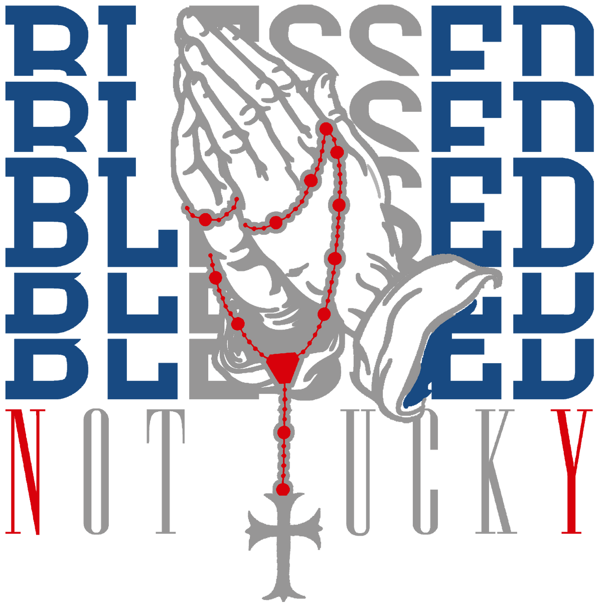 Air Jordan 3 True Blue Matching T-Shirt White (Blessed not product image 1