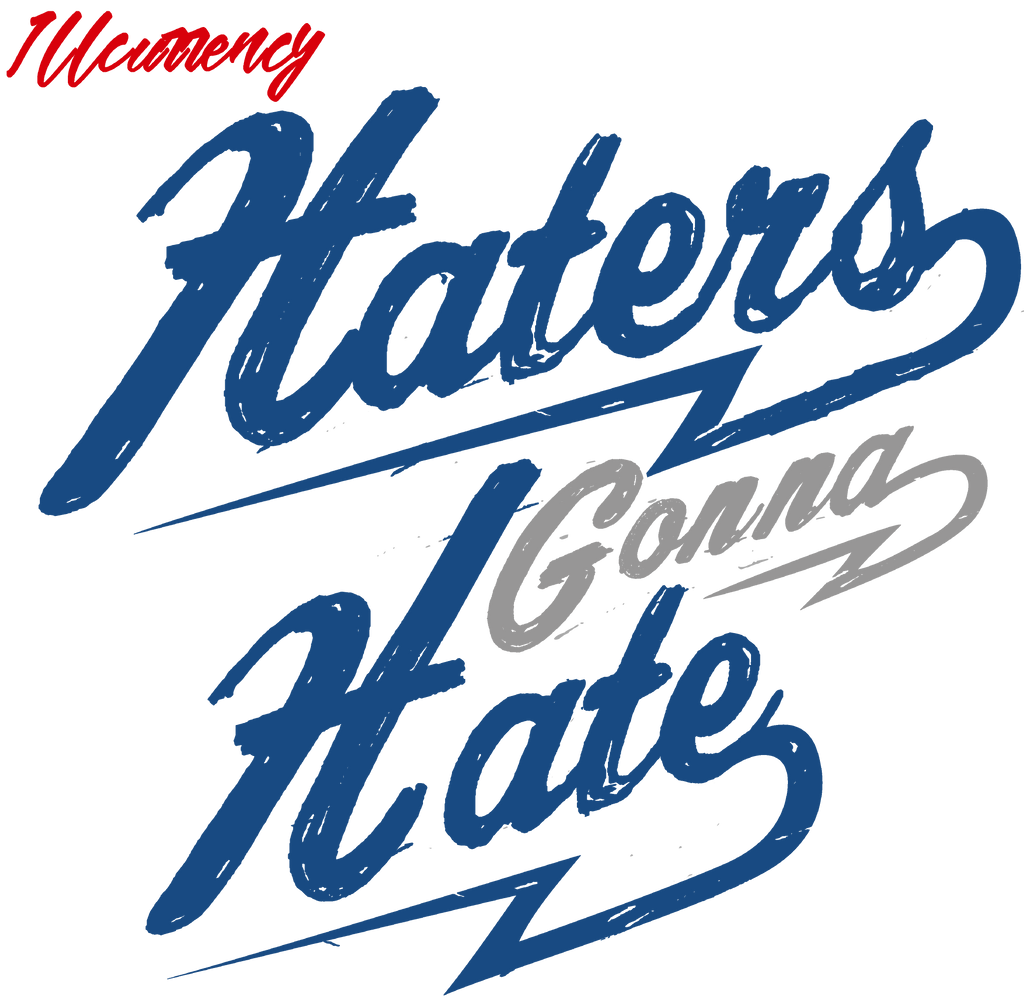Air Jordan 3 True Blue Matching T-Shirt White (Haters gonna product image 1