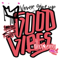 Air Jordan 4 Comic Matching T-Shirt White (Good Vibes) product image 1
