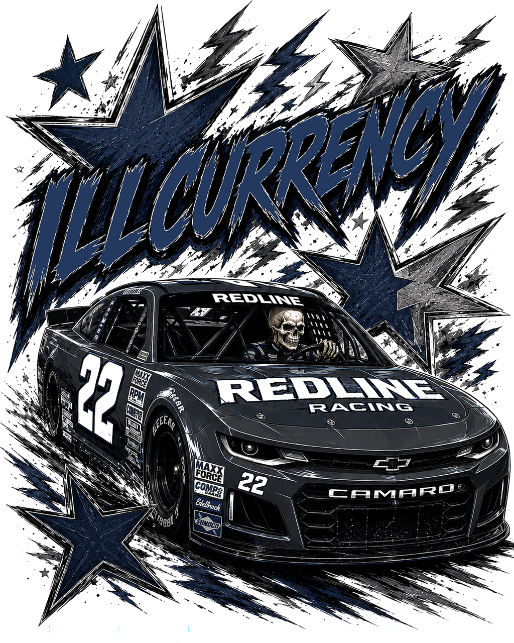 Air Jordan 13 Flint White T-Shirt (illcurrency Racing)| product image 1