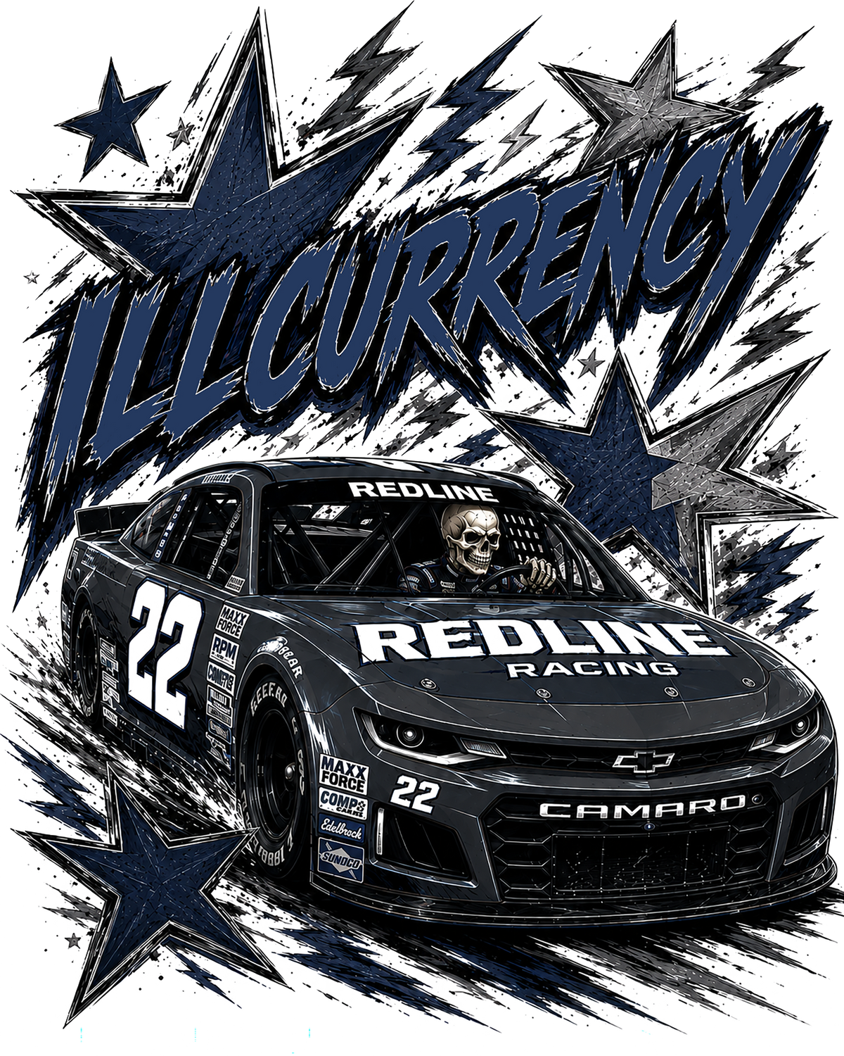Air Jordan 13 Flint White T-Shirt (illcurrency Racing)| product image 1