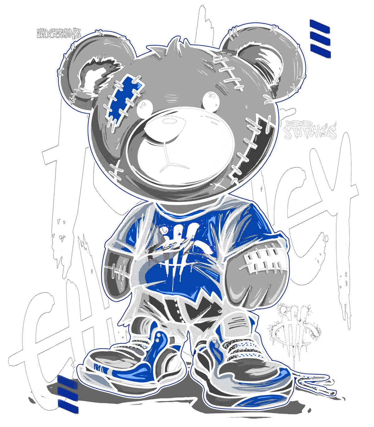 Nike Air Max2 CB ‘94 Varsity Royal Matching T-Shirt Black product image 1
