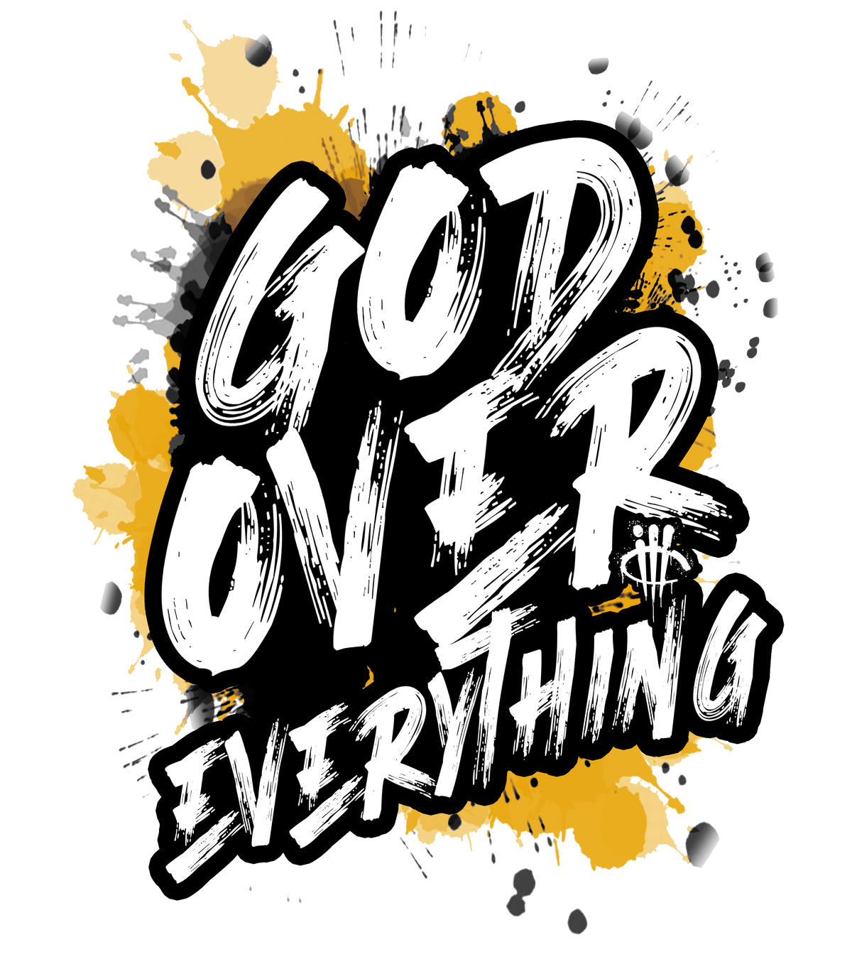 Air Jordan 4 Tour Yellow Matching T-Shirt White (God Over product image 1