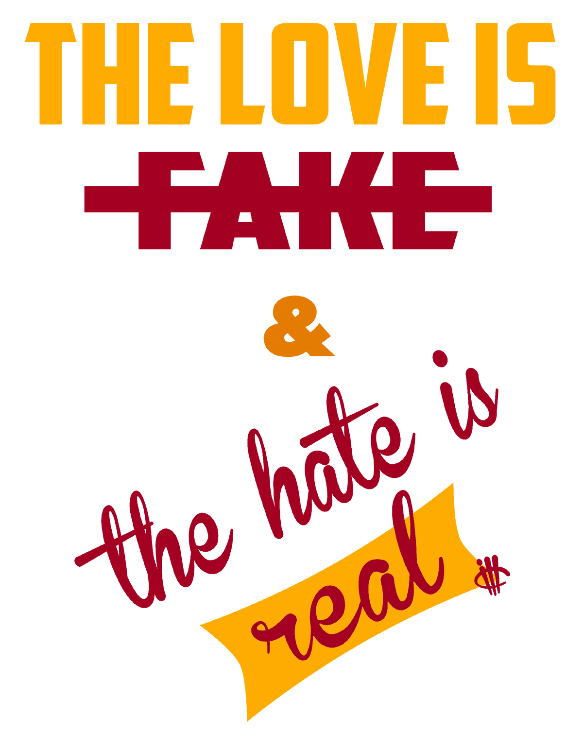 Air Jordan 5 Sunset Matching T-Shirt Love Is Fake product image 1