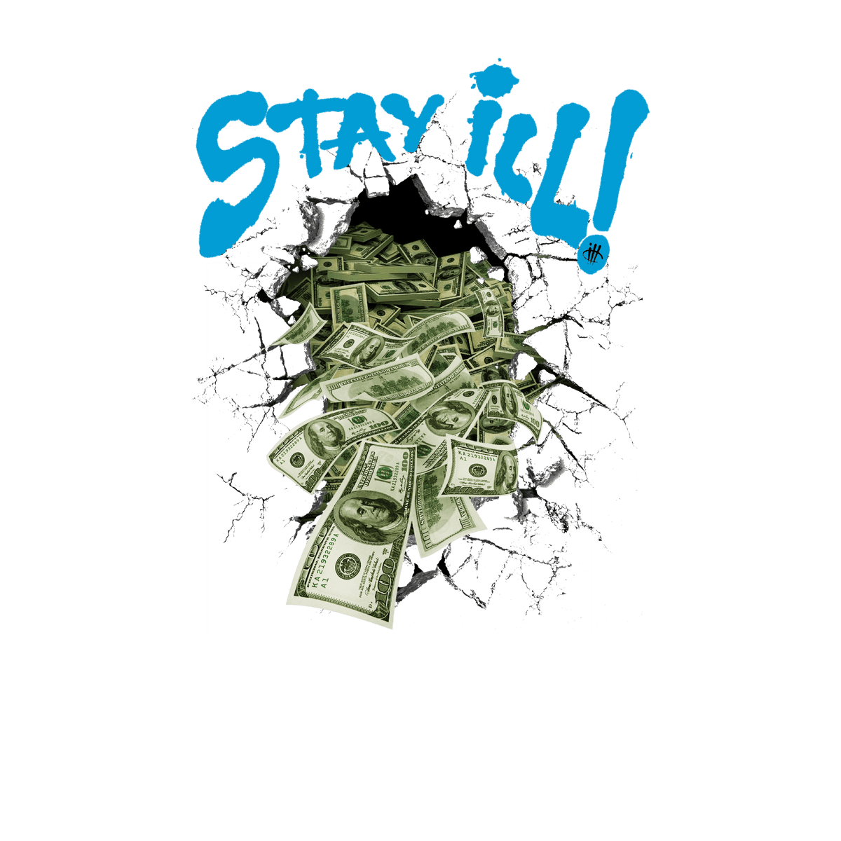 Air Jordan 9 “Powder Blue” | illcurrency Black T-Shirt product image 1