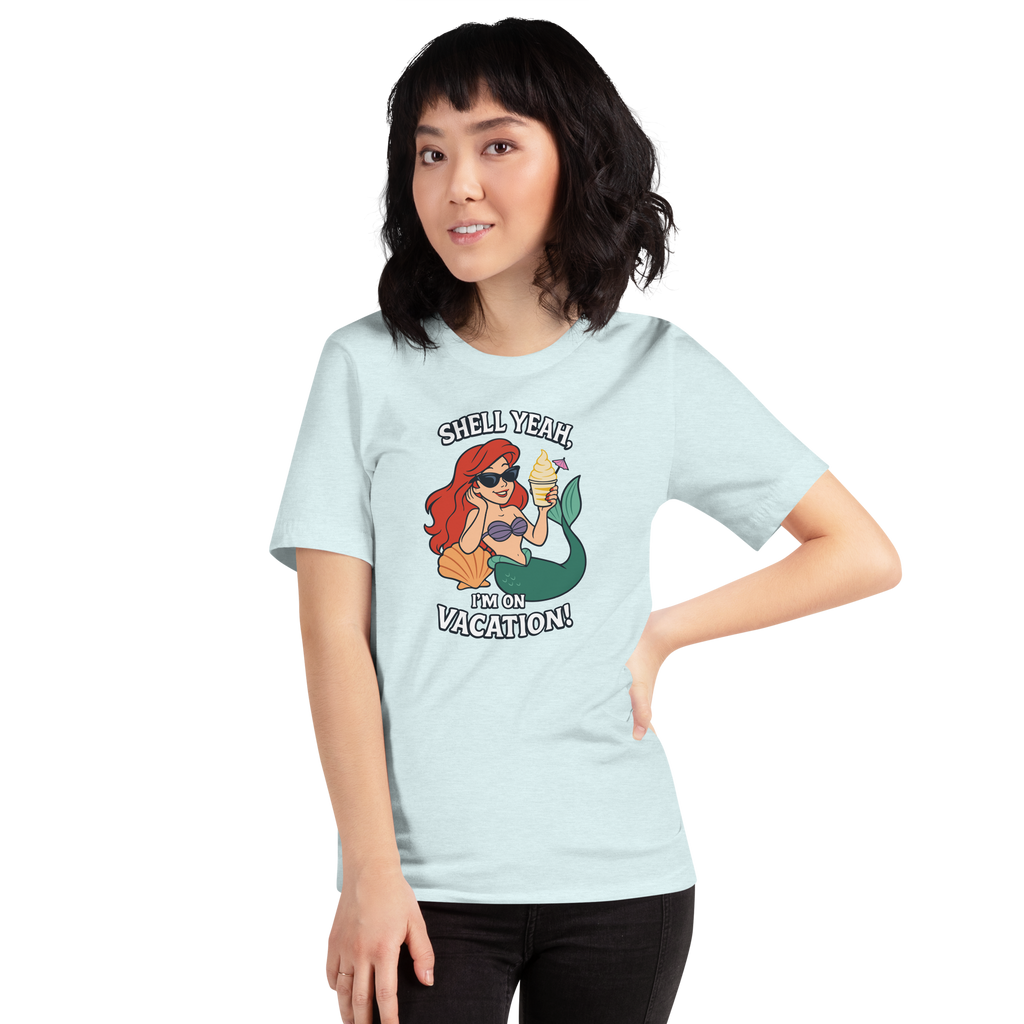 Ariel Shell Yeah Vacation Shirt – Unisex Front Print product image 16