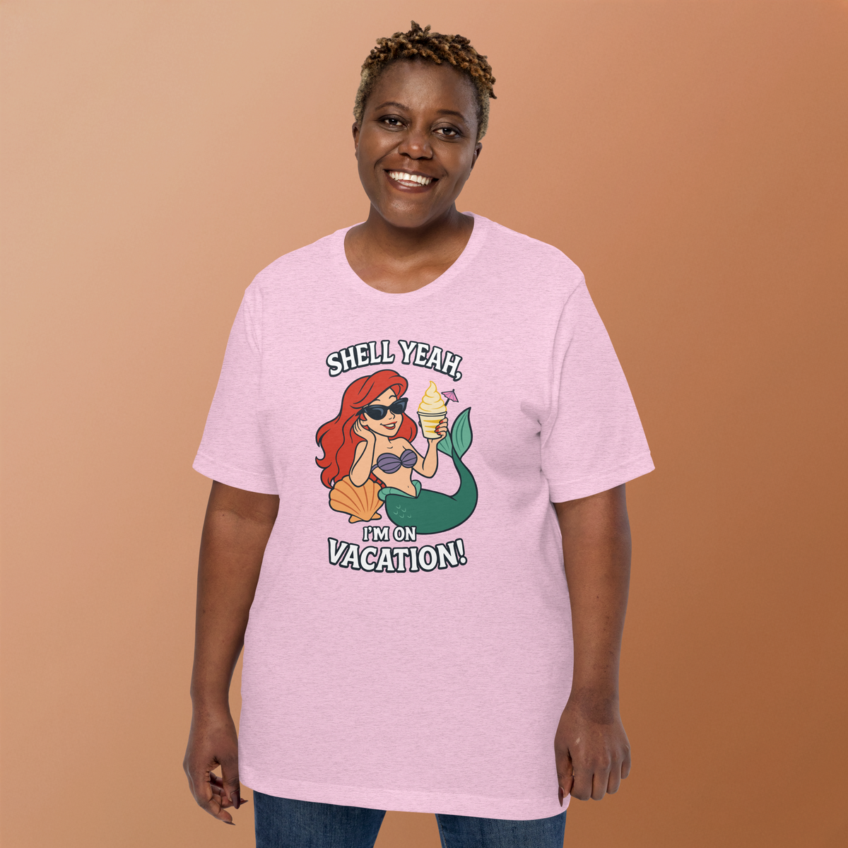 Ariel Shell Yeah Vacation Shirt – Unisex Front Print product image 24