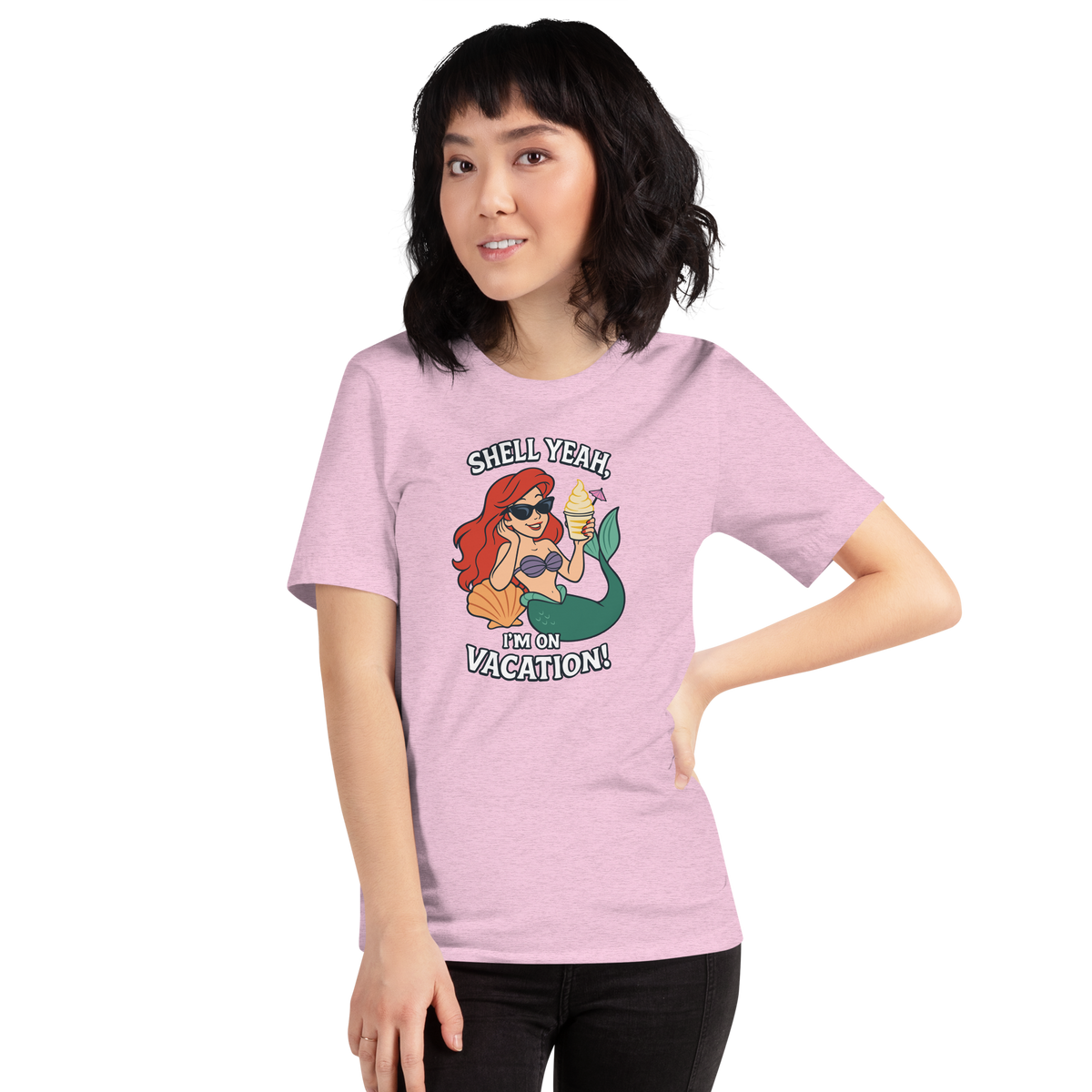 Ariel Shell Yeah Vacation Shirt – Unisex Front Print product image 18