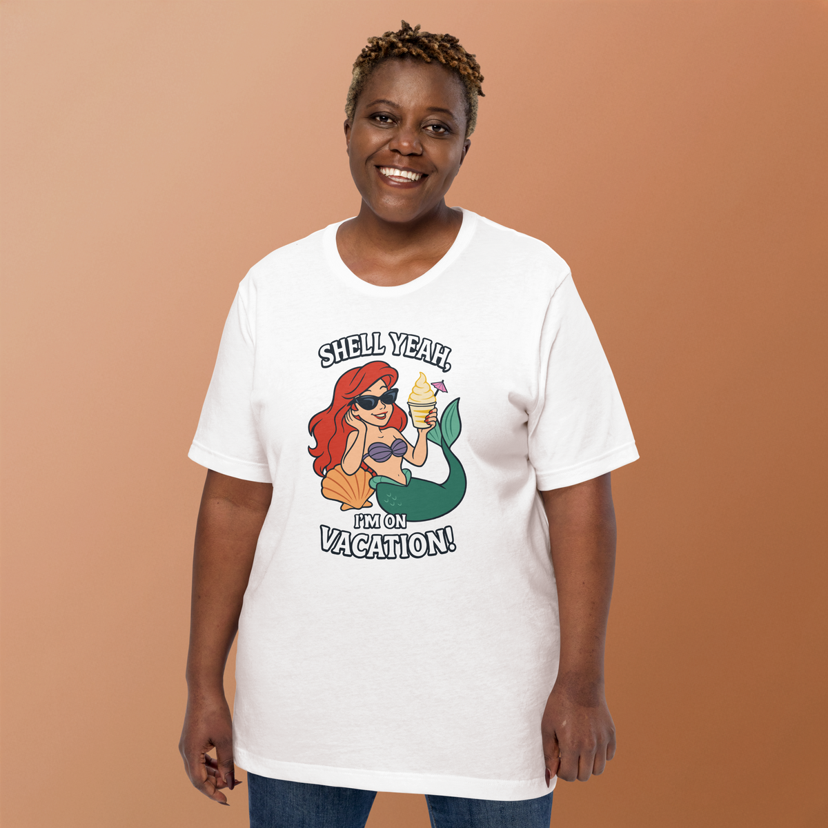 Ariel Shell Yeah Vacation Shirt – Unisex Front Print product image 29