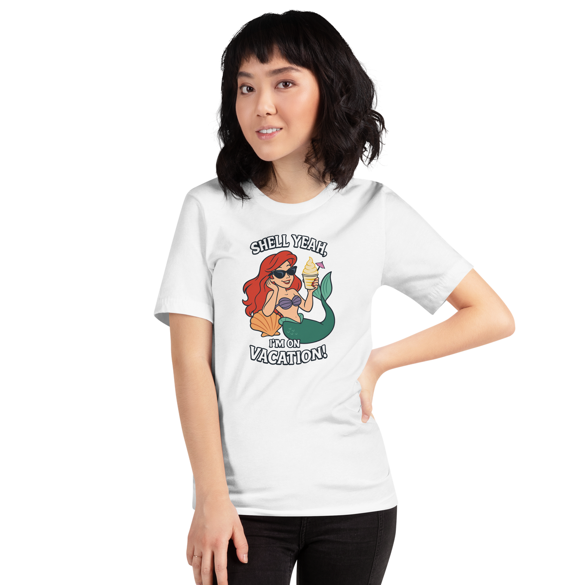 Ariel Shell Yeah Vacation Shirt – Unisex Front Print product image 19