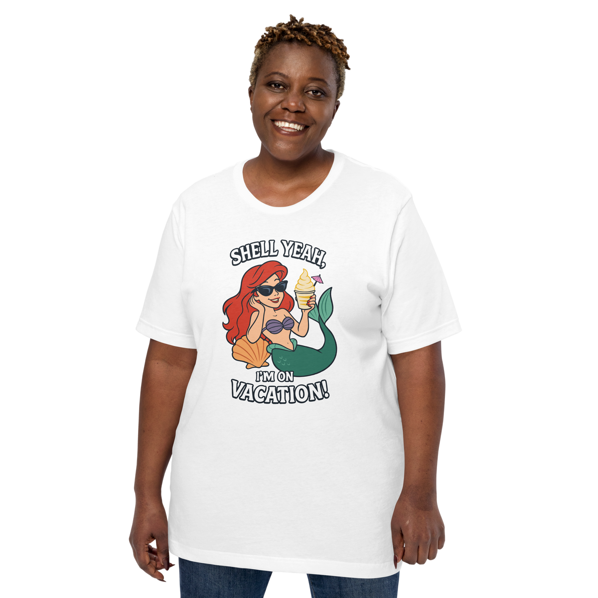 Ariel Shell Yeah Vacation Shirt – Unisex Front Print product image 20