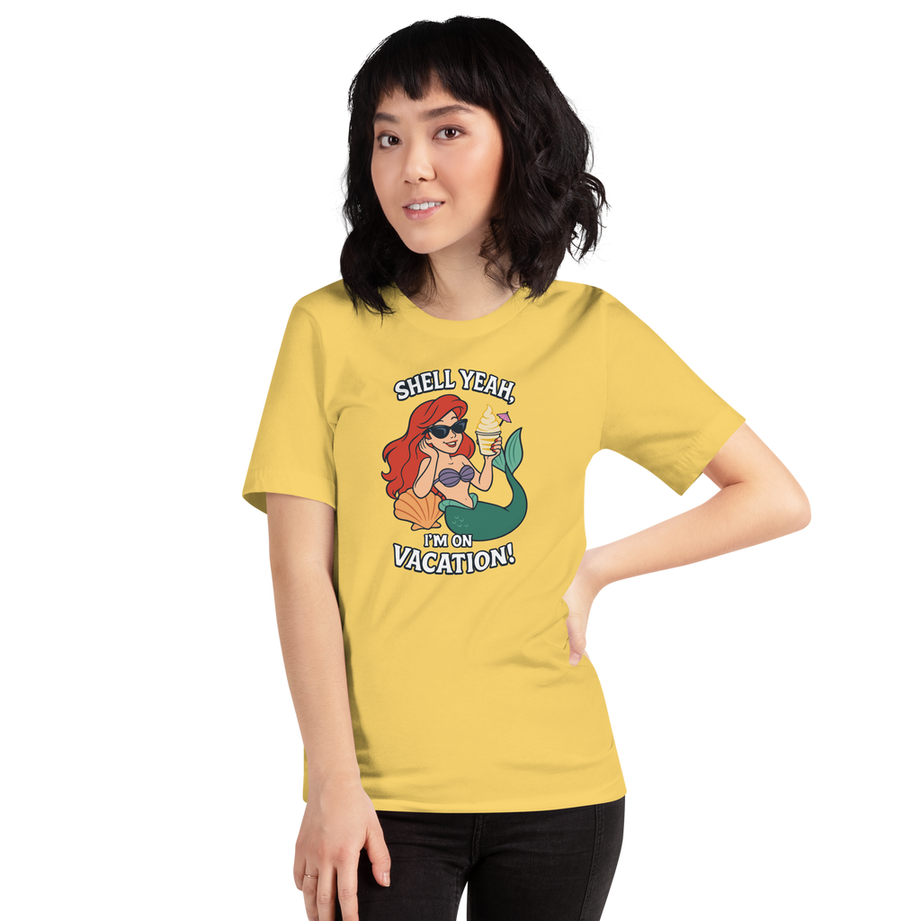 Ariel Shell Yeah Vacation Shirt – Unisex Front Print product image 21