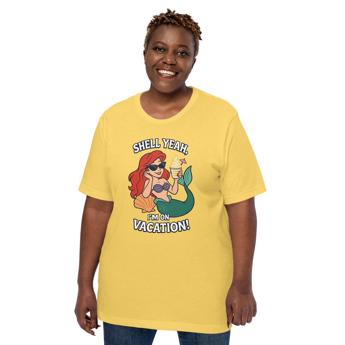 Ariel Shell Yeah Vacation Shirt – Unisex Front Print product image 22